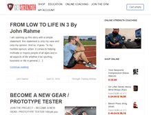 Tablet Screenshot of getstrength.com